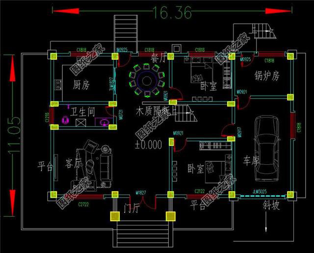 三款帶車庫二層樓房設計圖，造價不超過30萬，這房子你喜歡嗎