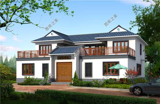 農村四合院別墅設計圖，建房戶型千千萬，唯有四合院最合適