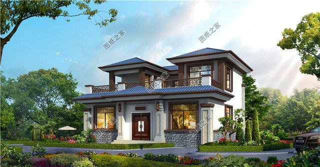 農村四合院別墅設計圖，建房戶型千千萬，唯有四合院最合適