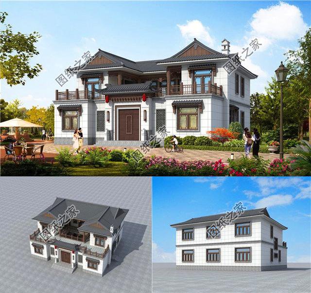 農村四合院別墅設計圖，建房戶型千千萬，唯有四合院最合適