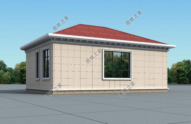 125平一層自建房外觀圖，給父母一個(gè)家，真情實(shí)感的愛了