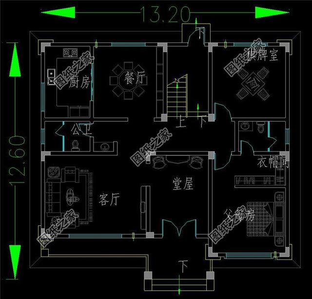 大氣農村三層樓帶堂屋戶型，外觀既簡約又有時尚感，美到說不出話