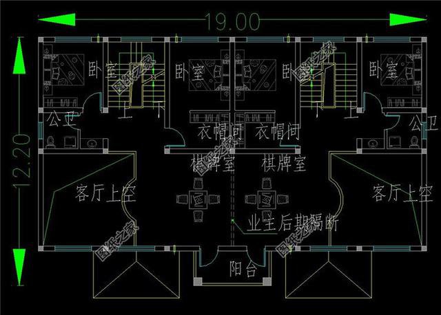 一戶占地100平米左右的連戶雙拼別墅，感情好的兄弟都開始入手了
