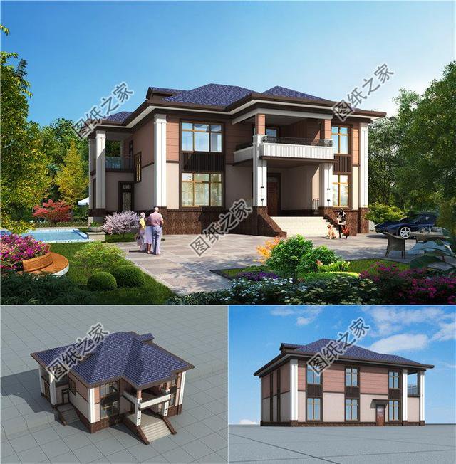 進(jìn)深14米的農(nóng)村二層房屋，適合你家宅基地的建房圖紙，大家看看吧