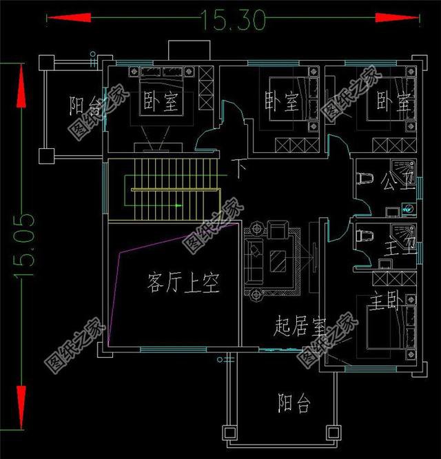 進(jìn)深14米的農(nóng)村二層房屋，適合你家宅基地的建房圖紙，大家看看吧
