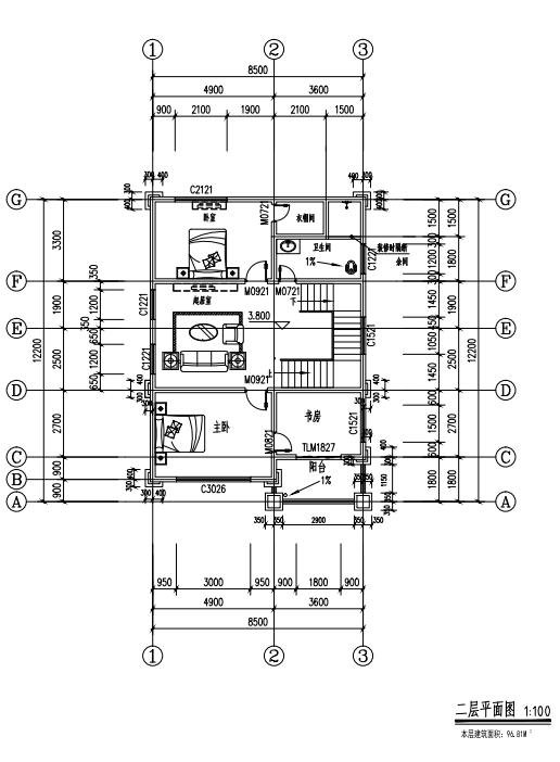 農(nóng)村自建四層別墅100平的設(shè)計圖，養(yǎng)眼有格調(diào)，這才是農(nóng)村有的好別墅