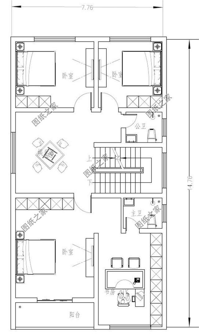 農(nóng)村自建四層別墅100平的設(shè)計圖，養(yǎng)眼有格調(diào)，這才是農(nóng)村有的好別墅