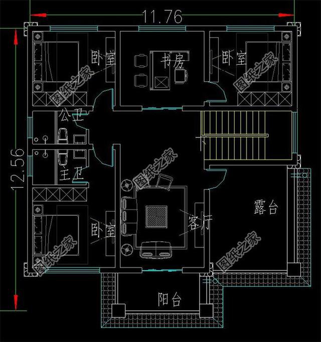 鄉(xiāng)村自建進深13米的三層別墅，干凈大氣有露臺，大部分家庭都能建
