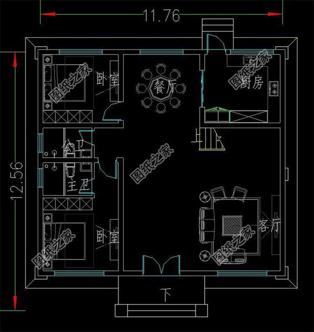鄉(xiāng)村自建進深13米的三層別墅，干凈大氣有露臺，大部分家庭都能建