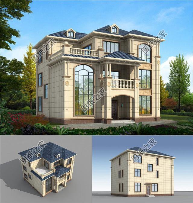 7款現代三層別墅，第三款帶院子，款款有看頭