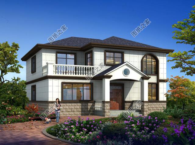 農(nóng)村二層樓房帶大露臺(tái)，功能齊全，既可以休閑又可以晾曬