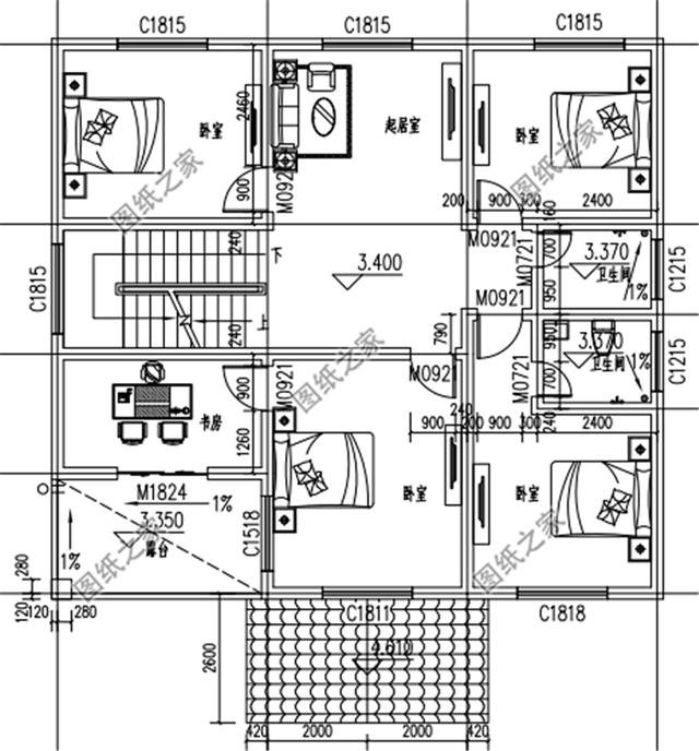 農(nóng)村二層樓房帶大露臺(tái)，功能齊全，既可以休閑又可以晾曬