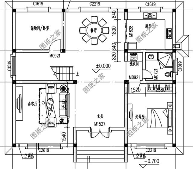 農(nóng)村二層樓房帶大露臺(tái)，功能齊全，既可以休閑又可以晾曬