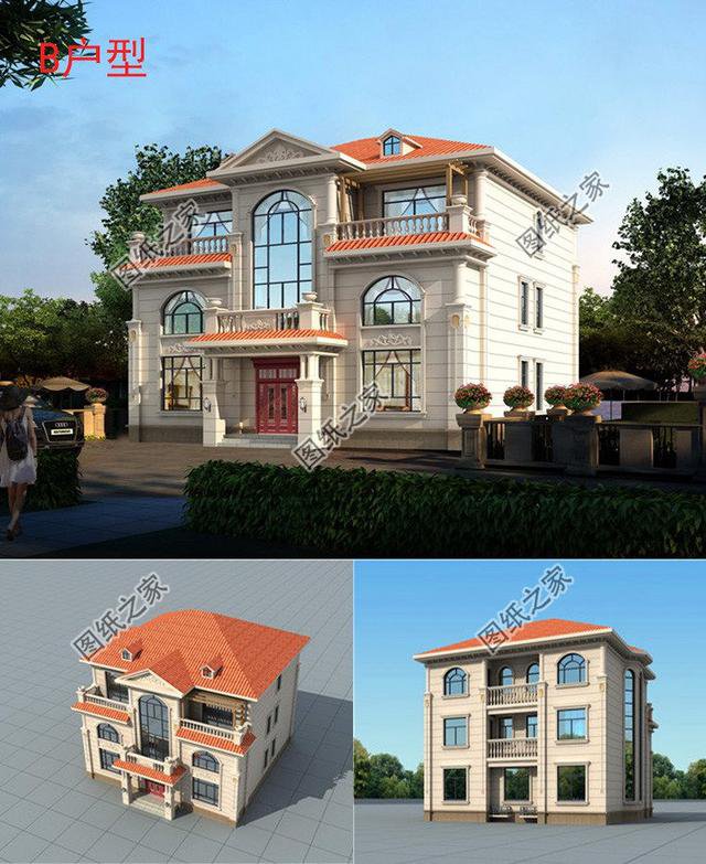 農村三層自建房戶型圖，農村建房不懂選什么戶型的可以來看看