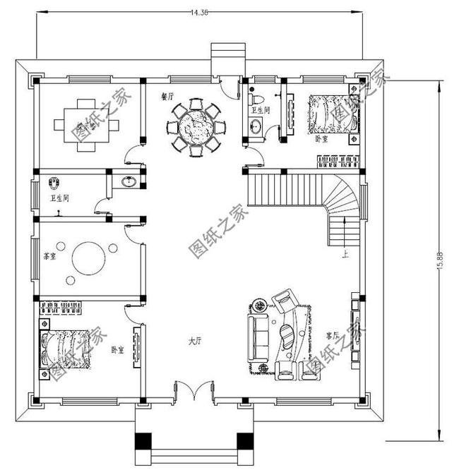 農村大氣的三層樓房，看完真想拆了自家房子重新建，尤其是第三套
