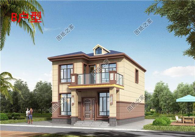 鄉(xiāng)村二層別墅設(shè)計(jì)效果圖，這三款別墅圖收藏了，回家建一棟