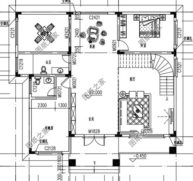 占地160平米自建房外觀圖，這樣的設計外觀戶型，又簡單又好看