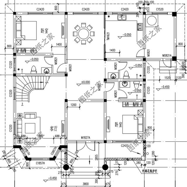 鄉(xiāng)村普通自建房戶型圖，這幾套戶型滿足農(nóng)村老百姓建房的心