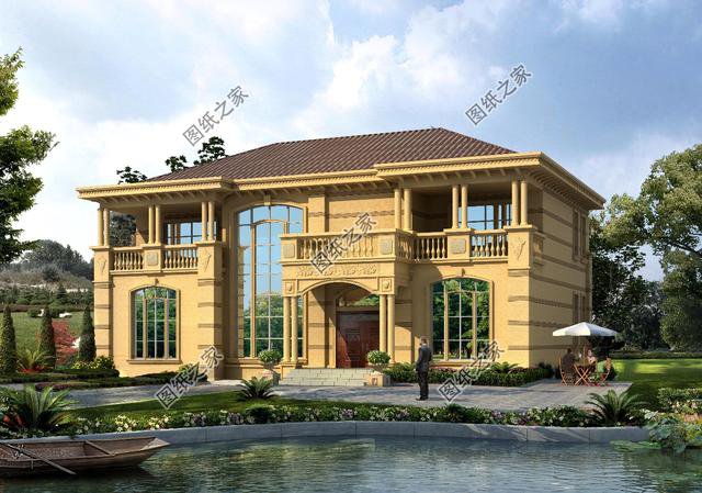 進深14米農村自建房戶型圖，外觀精致，舒適的布局，新房就選這樣