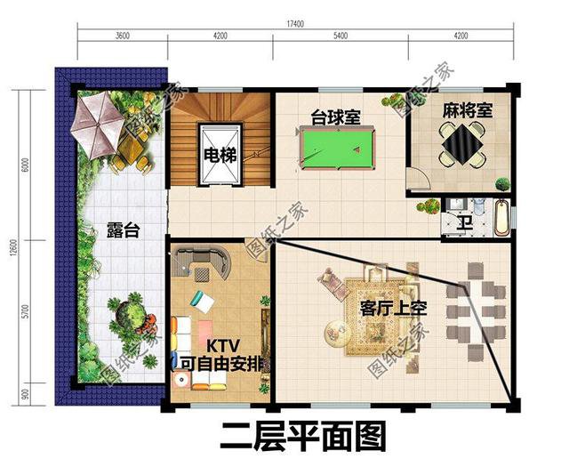 農村四層樓房外觀圖，功能齊全，這樣的別墅蓋起來全村都羨慕