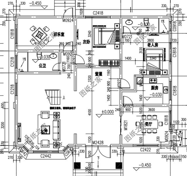 農村新款別墅設計圖，造型美觀還接地氣，最低造價15萬