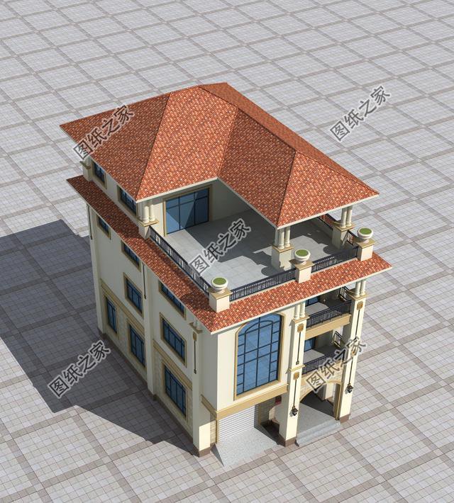 帶商鋪的農村自建房圖片，一樓做生意，二層供居住，兩不誤