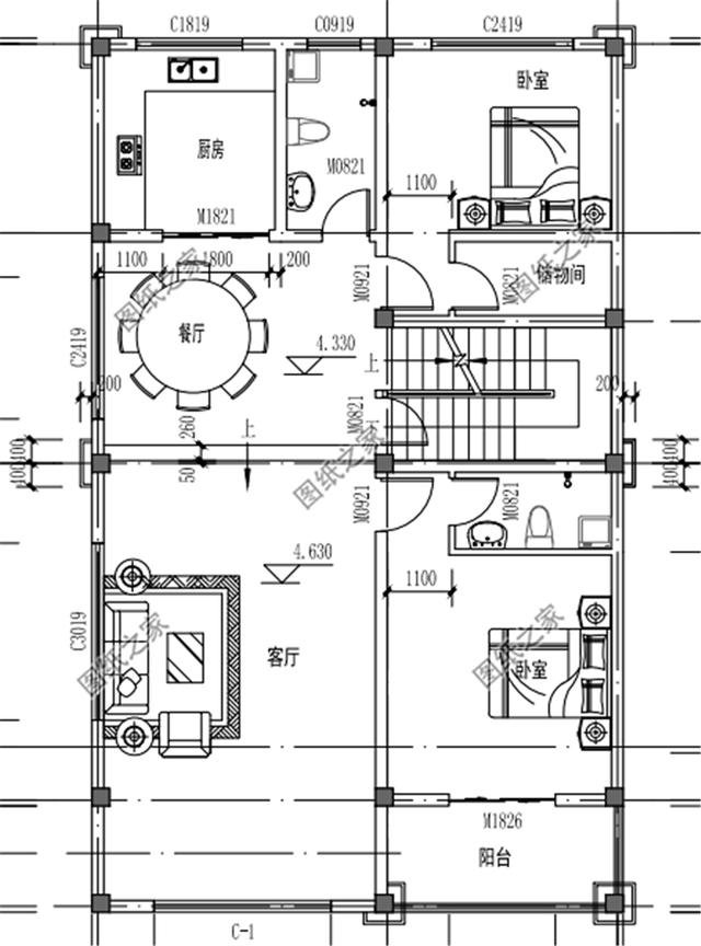 帶商鋪的農村自建房圖片，一樓做生意，二層供居住，兩不誤