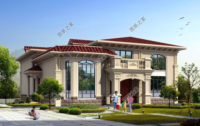 農村復式二層別墅設計圖，圖紙簡單老爸都能看得懂，看完收藏了