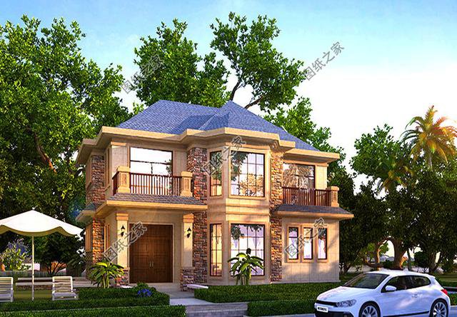 鄉下二層建房110平米別墅戶型圖，造價不到30萬，非常接地氣