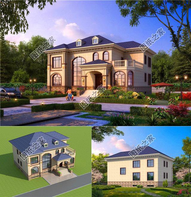 農村自建房設計圖，農村建房好不好看，還要看設計