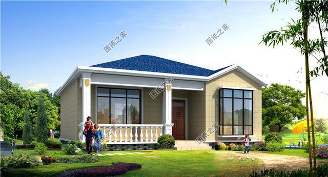 一層自建房圖紙，最后一款養老房的首選，圖紙看完快收藏