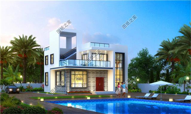 145平米二層樓設計圖，美觀又大氣，經典戶型值得擁有