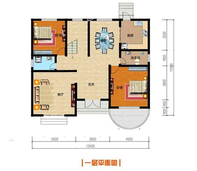 145平米二層樓設計圖，美觀又大氣，經典戶型值得擁有