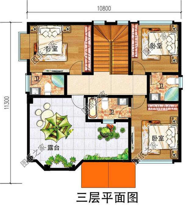 農村兩層半別墅設計圖，最高造價才32萬，建過的都說好