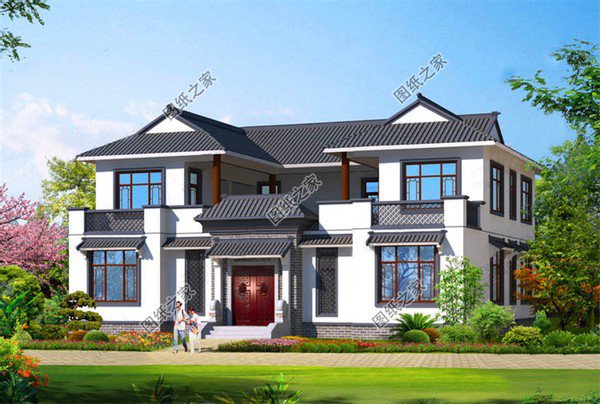 強烈推薦三款農村四合院設計圖，這樣的別墅在農村建一棟絕對有面子