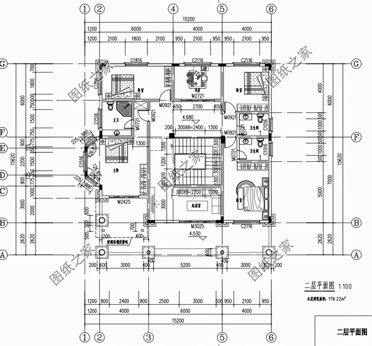 帶地下室二層樓設(shè)計圖，布局太實(shí)用了，朋友們還等什么呢