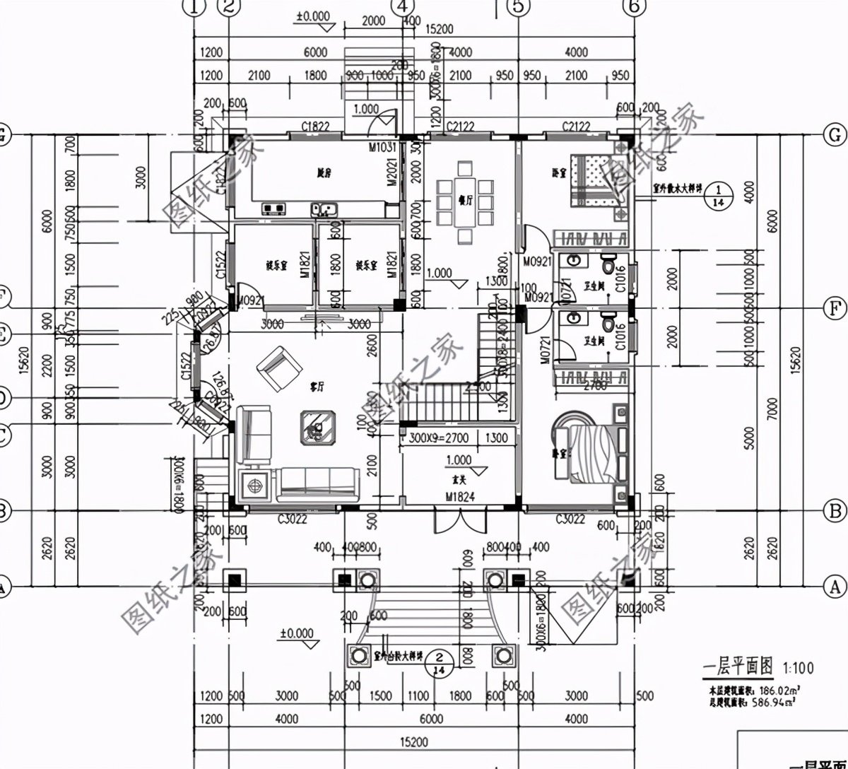 帶地下室二層樓設(shè)計圖，布局太實(shí)用了，朋友們還等什么呢
