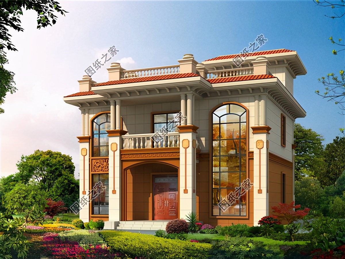 普通二層樓設(shè)計(jì)圖，戶型簡單造價(jià)低，看上哪款趕快收藏別錯(cuò)過