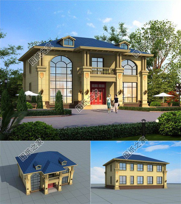 普通二層樓設(shè)計(jì)圖，戶型簡單造價(jià)低，看上哪款趕快收藏別錯(cuò)過