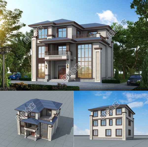 2026年設計師款的中式三層樓，古典淡雅，發現細節之美