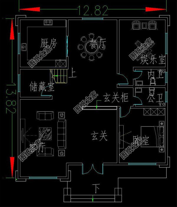 鄉村建170平到180平左右的三層別墅，大露臺設計，氣派不氣派