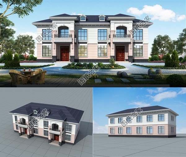 磚混結(jié)構(gòu)的雙拼自建房，建一棟大大方方， 那么多人要圖紙