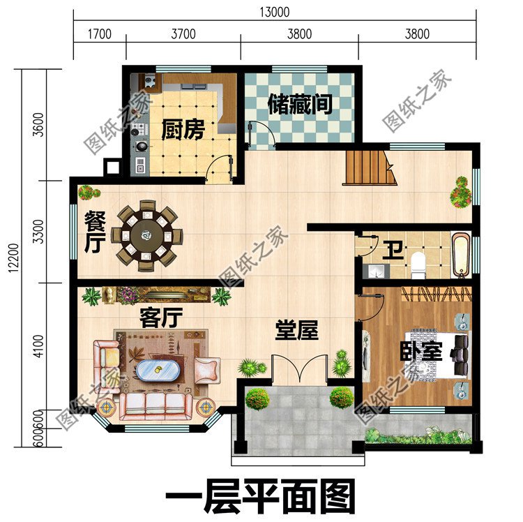 農村經典二層樓房設計圖