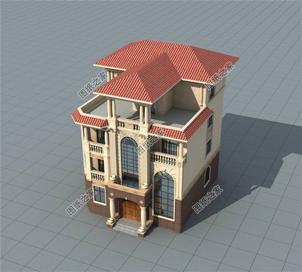 帶堂屋或者神位的農(nóng)村自建四層別墅，老家建房一定要有的設(shè)計(jì)