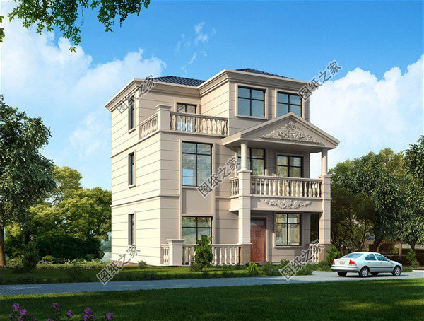 11米乘10米左右的三層自建房圖紙，款款有顏有檔次