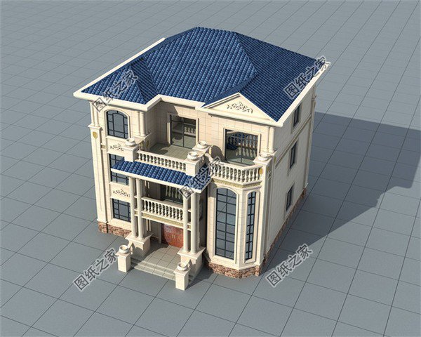 農村165平三層別墅戶型圖，品位提升，主體造價均不超過25萬