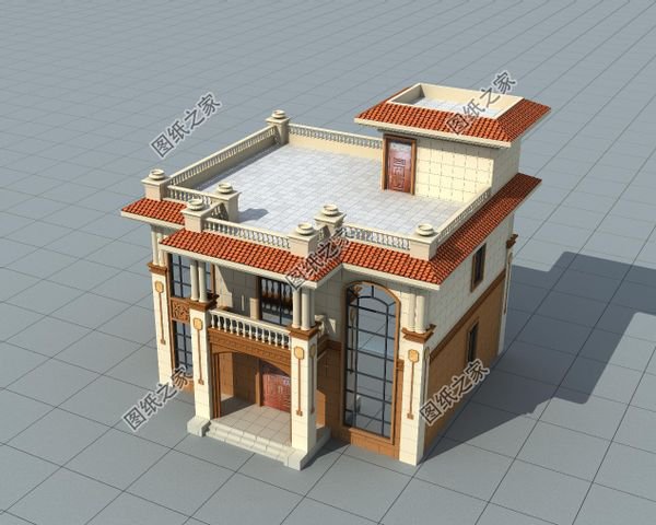 農村小別墅120平方二層半，城里人一看羨慕壞了，現在建房不愁了