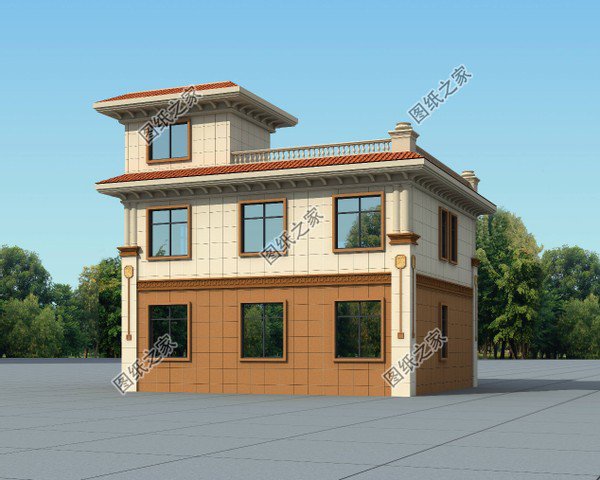 農村小別墅120平方二層半，城里人一看羨慕壞了，現在建房不愁了