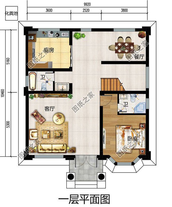 南方農(nóng)村三層半房屋設(shè)計(jì)圖，設(shè)計(jì)創(chuàng)經(jīng)典，是該享受生活了