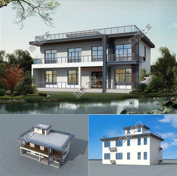 農(nóng)村自建二層平頂樓簡單大氣，推薦這三款，給家人看看哦